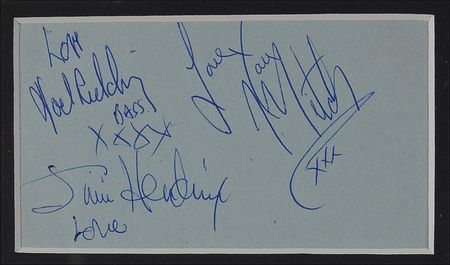 Lot #869 Jimi Hendrix Experience: Extremely scarce, highly desirable signatures of The Jimi Hendrix Experience, obtained in April 1967 - Image 2