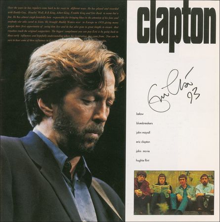 Lot #823 Eric Clapton Program - Image 1