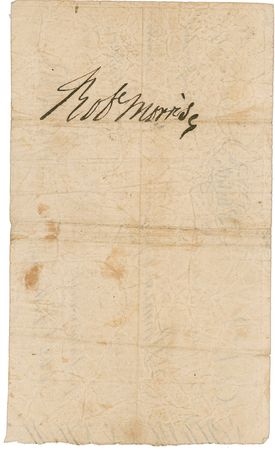 Lot #228 Declaration of Independence: Robert Morris: The Pennsylvania Signer endorses a $5000 promissory note - Image 2