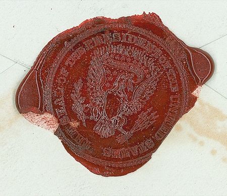Lot #151 Franklin D. Roosevelt: In an important letter sealed with a very rare presidential red wax seal, FDR endorses Ambassador Biddle for ?the most unique diplomatic...posts in all history? - Image 2