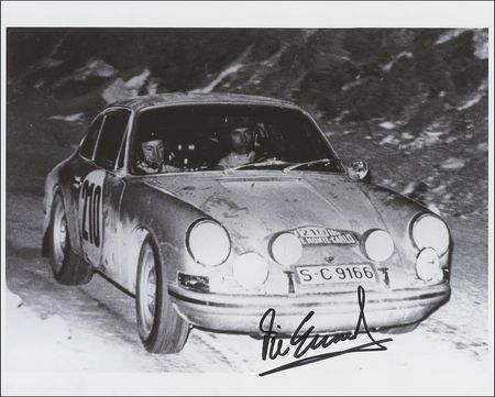 Lot #1344 Vic Elford Signed Photographs - Image 1