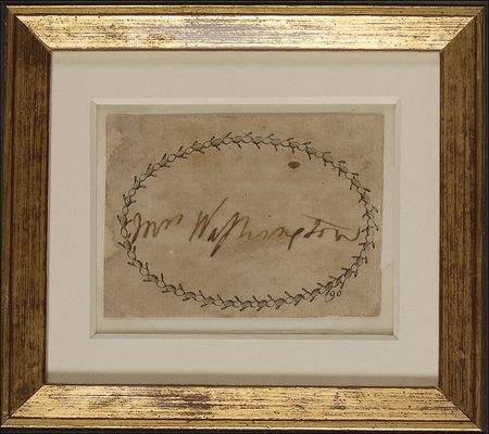 Lot #175 Martha Washington: Very scarce signature of America?s first First Lady - Image 2