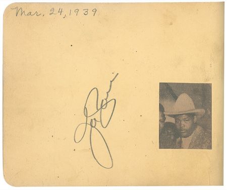 Lot #994 Autograph Album: Over 70 celebrities captured in California in the 30s and 40s, including Cooper, Rogers, Louis and Baer - Image 3