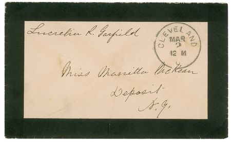 Lot #59 Lucretia Garfield Free Franks - Image 2