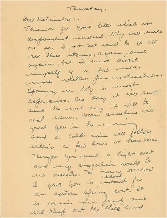 Lot #1084 W. C. Fields: ?That abortion ?You Can?t Cheat an honest man? is doing the second best business of the year. Can you beat it?? - Image 1