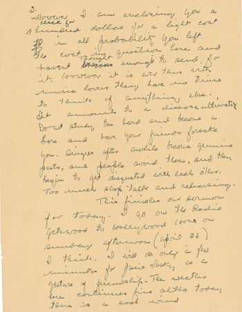 Lot #1084 W. C. Fields: ?That abortion ?You Can?t Cheat an honest man? is doing the second best business of the year. Can you beat it?? - Image 2