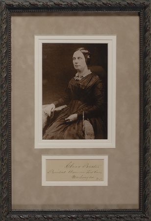 Lot #185 Clara Barton: “Clara Barton, President American Red Cross” - Image 1