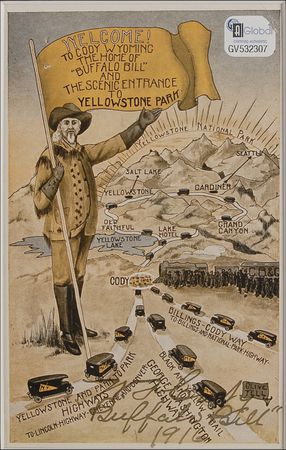 Lot #205 William F. ‘Buffalo Bill’ Cody: Welcome to Cody, Wyoming - Image 2
