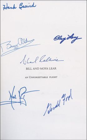 Lot #491 Apollo 11: Ford and the Apollo 11 crew make their mark on Lear Jet history - Image 1