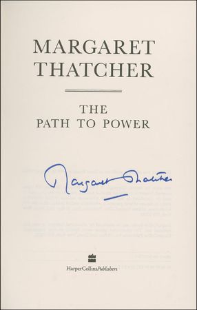 Lot #368 Margaret Thatcher Book - Image 1