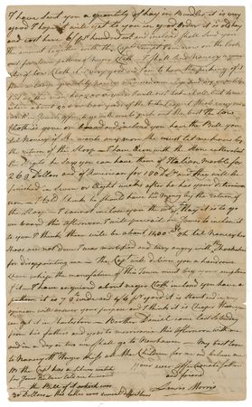 Lot #226 Declaration of Independence: Lewis Morris: A lengthy and uncommon account penned by New York Signer - Image 2