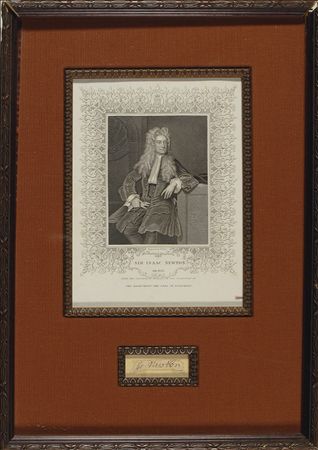 Lot #324 Isaac Newton: Virtually nonexistent Isaac Newton signature - Image 2