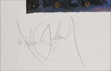 Lot #795 Michael Jackson: Rare and vivid serigraph patterned after Jackson’s $2 million portrait - Image 2