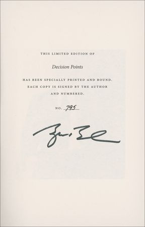 Lot #14 George W. Bush Book