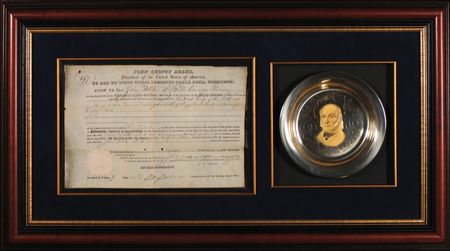 Lot #6 John Quincy Adams Signed Document