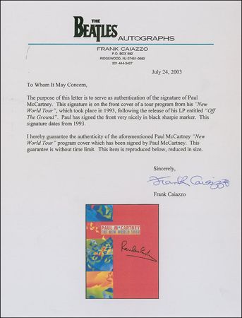 Lot #722 Beatles: Paul McCartney: Sir Paul’s ‘New World’ - Image 2