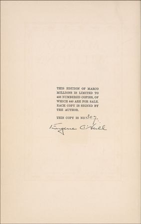 Lot #577 Eugene O’Neill - Image 1