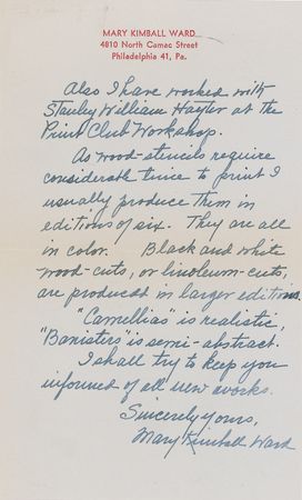 Lot #610 Mary Kimball Ward - Image 2