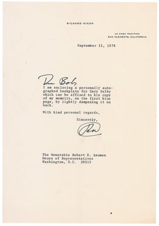 Lot #81 Richard Nixon - Image 1