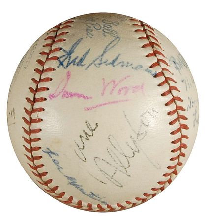 Lot #1229 The Stratton Story Baseball - Image 2