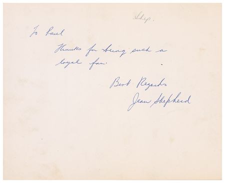 Lot #1219 Jean Shepherd - Image 2