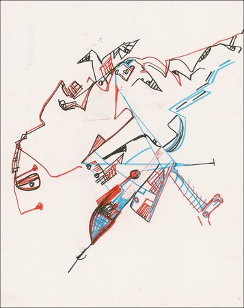 Lot #757 Miles Davis: The legendary Miles Davis presents a ‘jazzy’ piece of art - Image 1