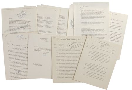 Lot #83 Richard Nixon: Fascinating, wide-ranging Nixon archive from the files of his Emmy-winning joke writer - Image 1