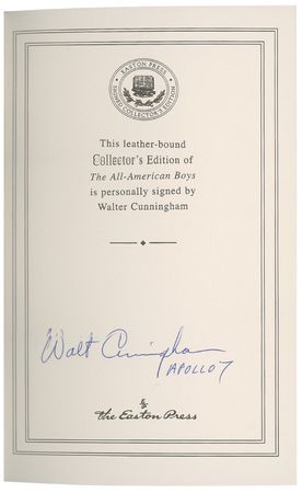 Lot #416 Walt Cunningham Book - Image 2