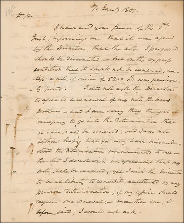 Lot #267 Benjamin Stoddert Handwritten Letter Signed - Image 1