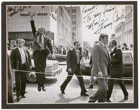 Lot #17 Jimmy Carter Signed Photograph