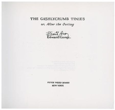 Lot #546 Edward Gorey Book and Print - Image 2