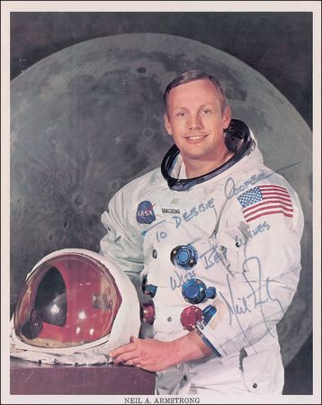 Lot #370 Apollo 11 Signed Photographs - Image 1