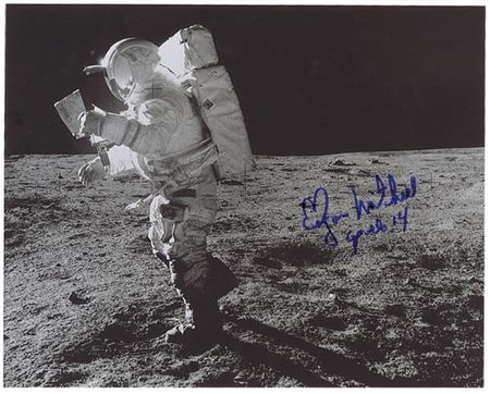 Lot #456 Edgar Mitchell Signed Photographs - Image 2