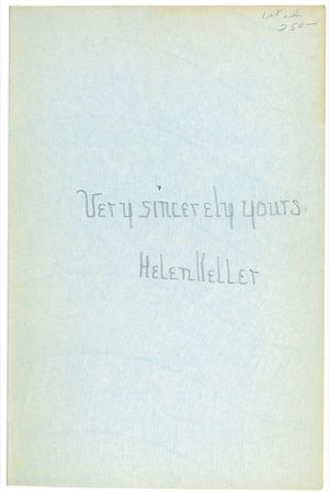 Lot #220 Helen Keller Book - Image 2