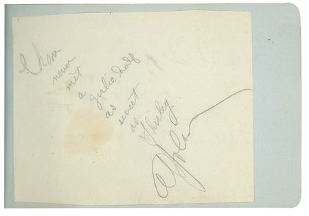 Lot #970 Autograph Album: Nicely assembled L.A. Album including Harlow, Wayne, Lloyd, and dozens of others - Image 3