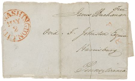 Lot #9 James Buchanan Free Frank