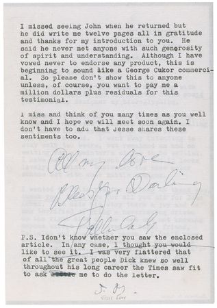 Lot #975 Tallulah Bankhead: “Although I have vowed never to endorse any product, this is beginning to sound like a George Cukor commercial” - Image 2