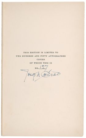 Lot #533 Joseph Conrad: The Heart of Darkness author offers ?Notes on My Books? - Image 2