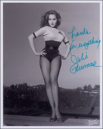 Lot #1178 Julie Newmar Signed Photographs - Image 1