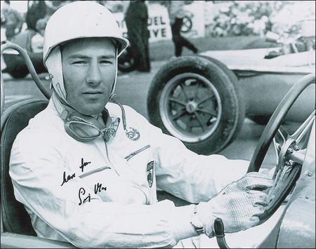 Lot #1463 Stirling Moss and Jack Brabham Signed Photographs - Image 1