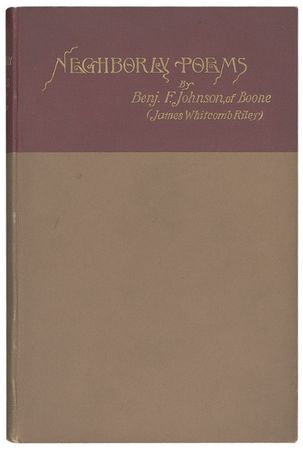 Lot #584 James Whitcomb Riley Book - Image 1