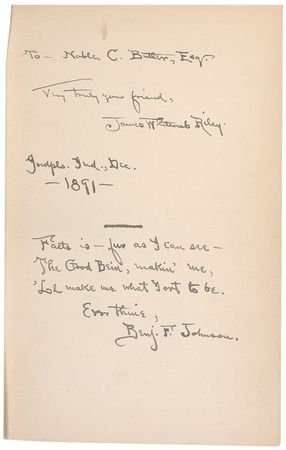 Lot #584 James Whitcomb Riley Book - Image 2