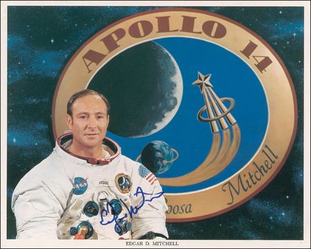 Lot #457 Edgar Mitchell Signed Photographs - Image 1