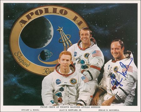Lot #457 Edgar Mitchell Signed Photographs - Image 2