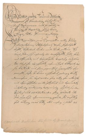 Lot #288 Frederick Wilhelm Signed Document - Image 1