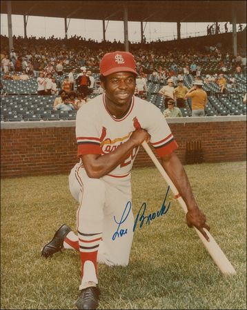 Lot #1329 Baseball: Stolen Base Kings Signed Photographs - Image 1