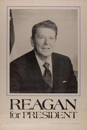 Lot #101 Ronald Reagan Campaign Poster - Image 1