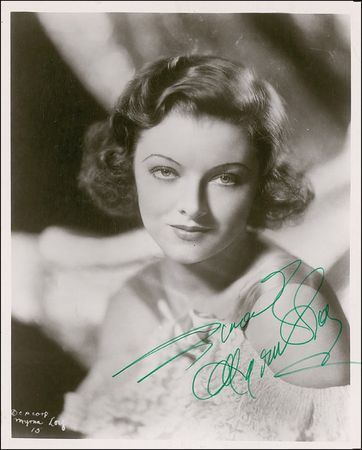 Lot #1150 Myrna Loy Signed Photographs - Image 2