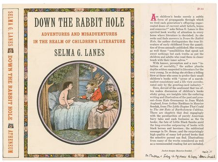 Lot #594 Maurice Sendak Dustjacket Proof - Image 1