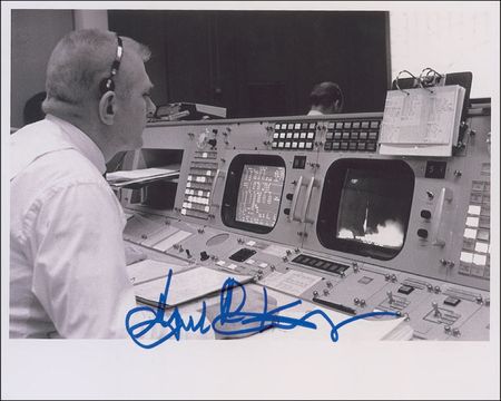Lot #444 Gene Kranz Signed Photographs - Image 1